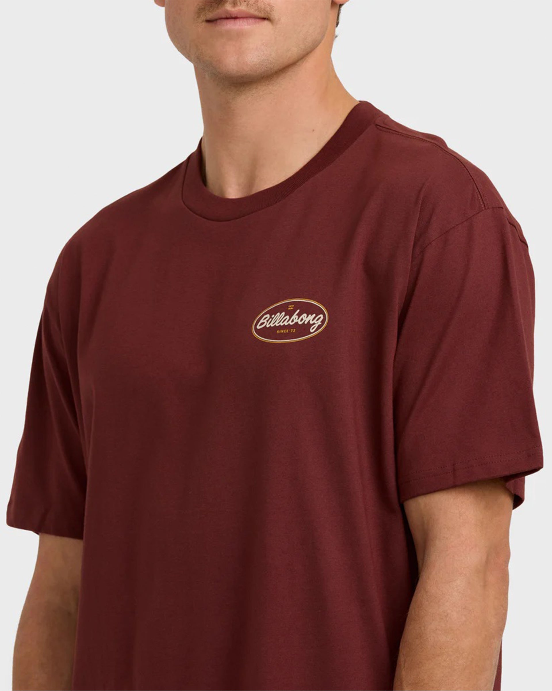 Billabong Walled Regular Short Sleeve T-Shirt - Plum