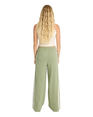 Billabong Women's Wave Stamp Pants - Army Green