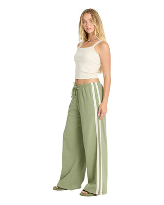 Billabong Women's Wave Stamp Pants - Army Green