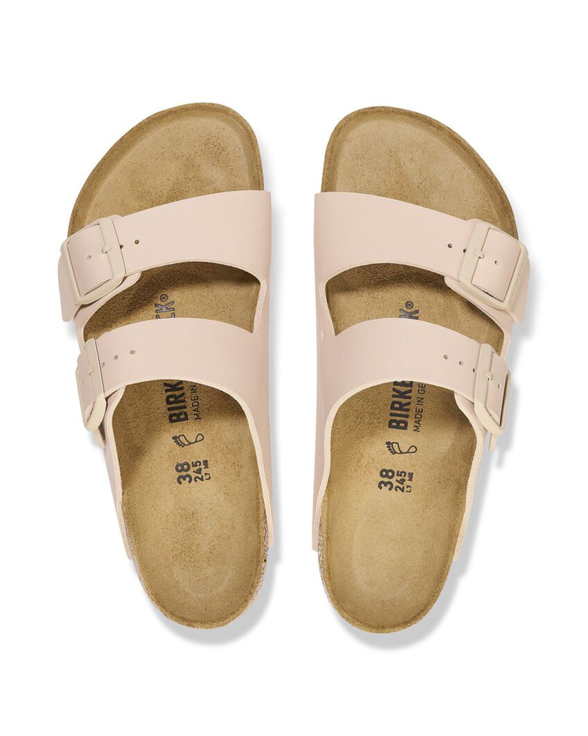 Birkenstock Arizona Birko-Flor (Narrow) (New Beige)