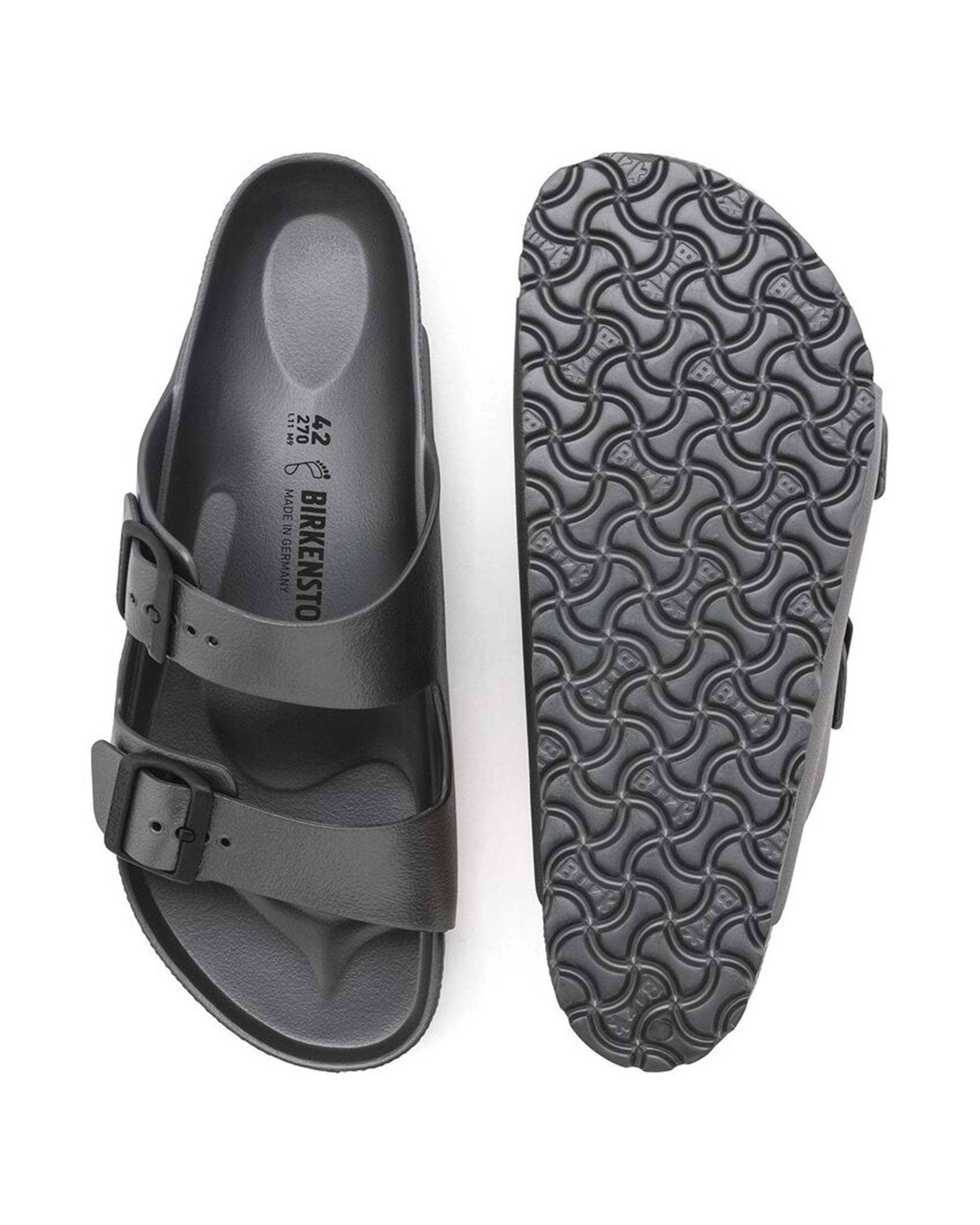 Birkenstock Arizona Essentials EVA (Narrow) (Metallic Anthracite)