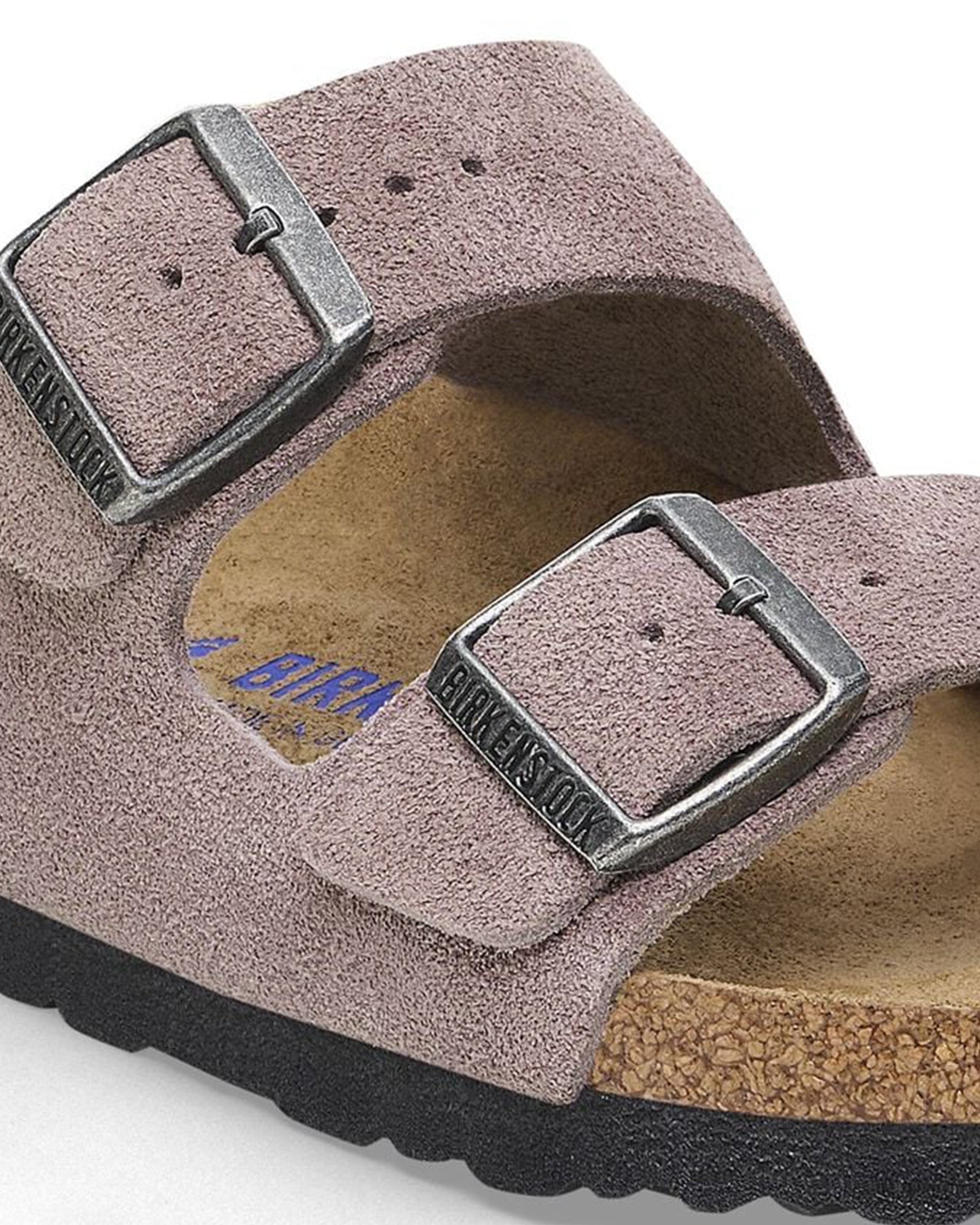 Arizona Soft Footbed Suede Leather (Narrow) - Faded Purple