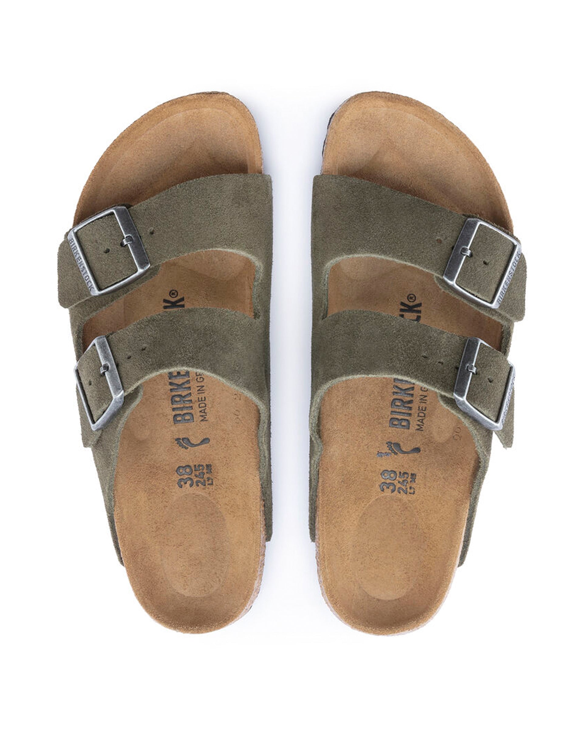 Arizona Suede Leather Sandal (Wide) - Thyme – Jack's Surfboards
