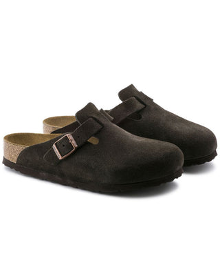 Birkenstock Boston Soft Footbed Suede Leather