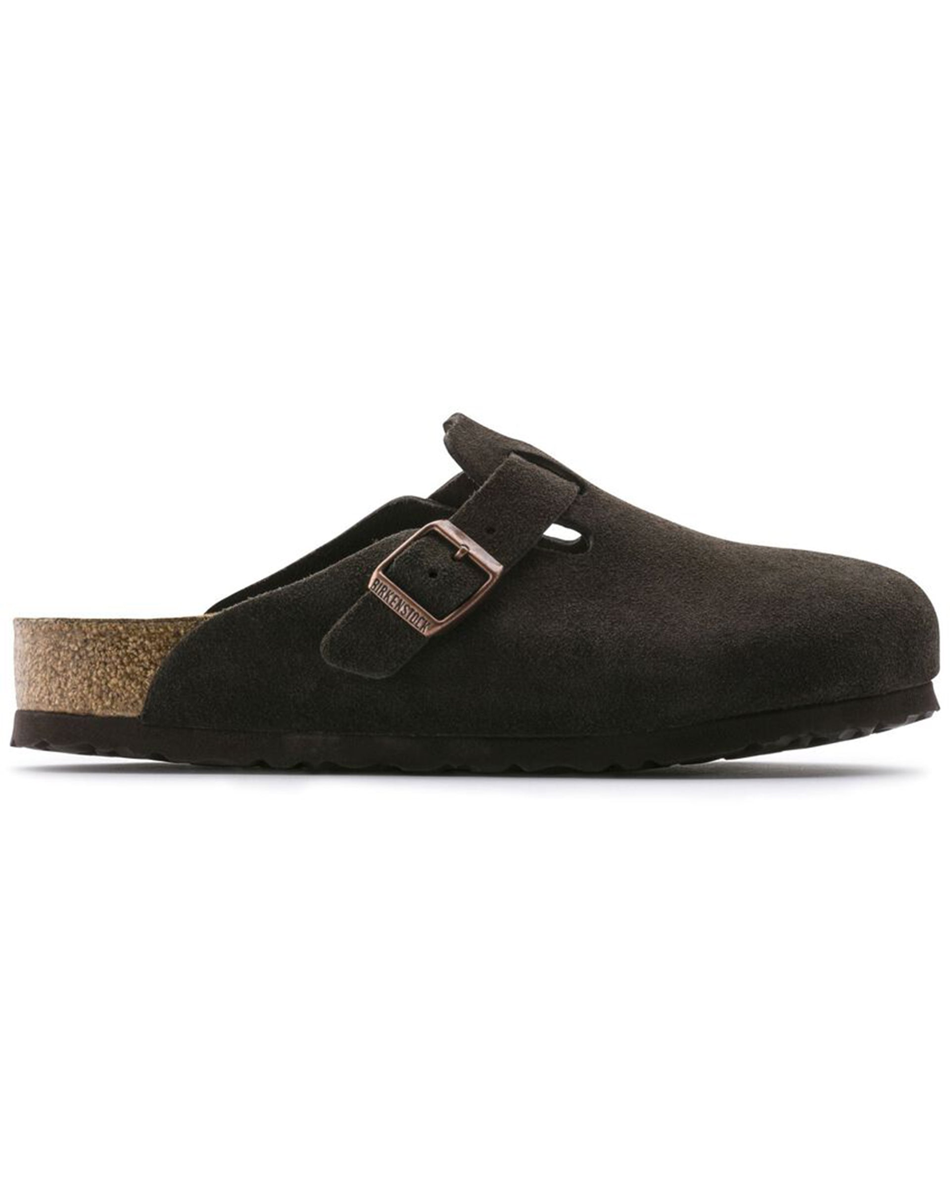 Boston Soft Footbed Suede Leather (Narrow) (Mocha)