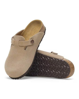 Birkenstock Kid's Boston (Narrow) - Taupe
