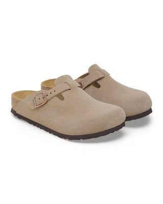Birkenstock Kid's Boston (Narrow) - Taupe