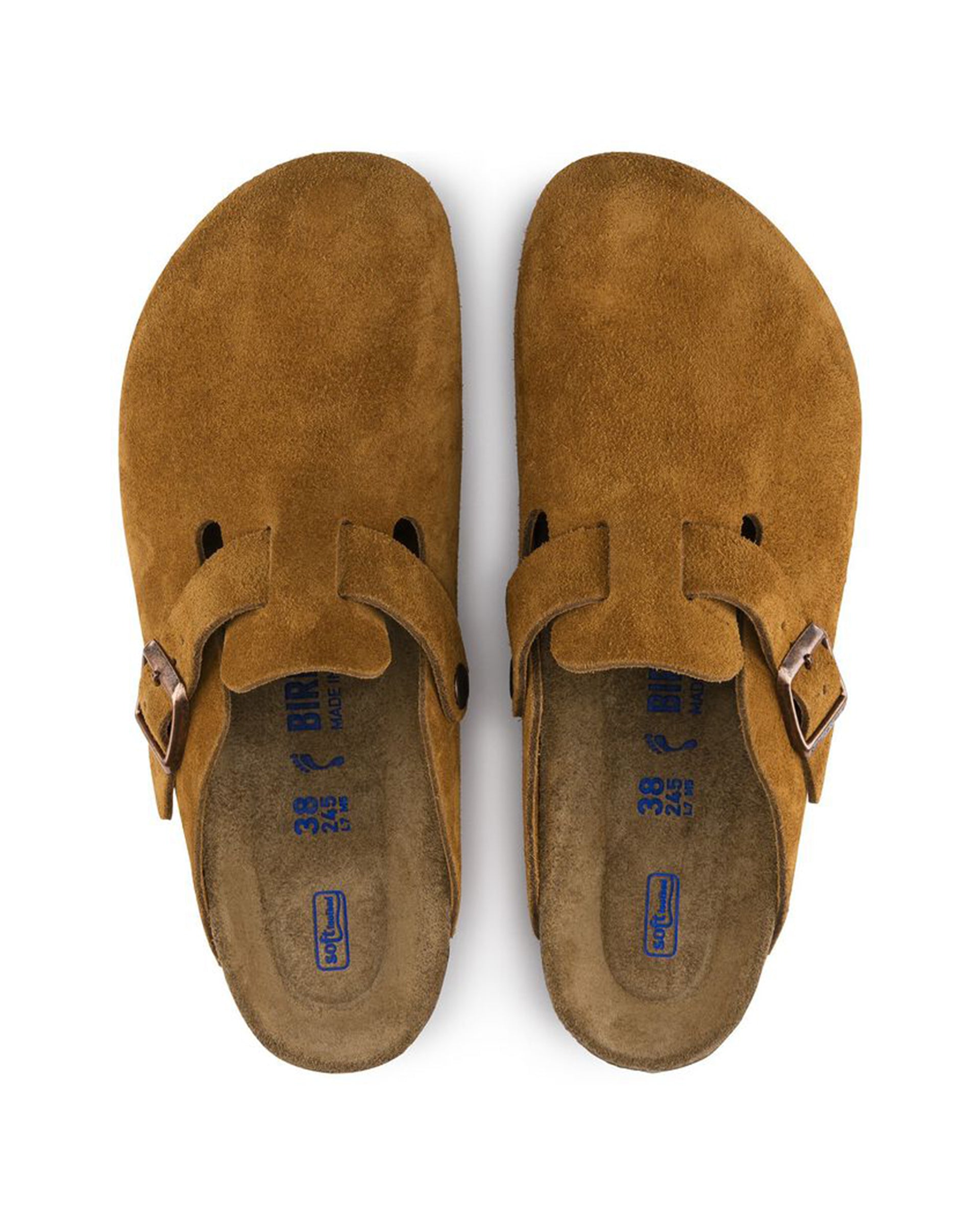 Birkenstock Boston Soft Footbed Suede Leather