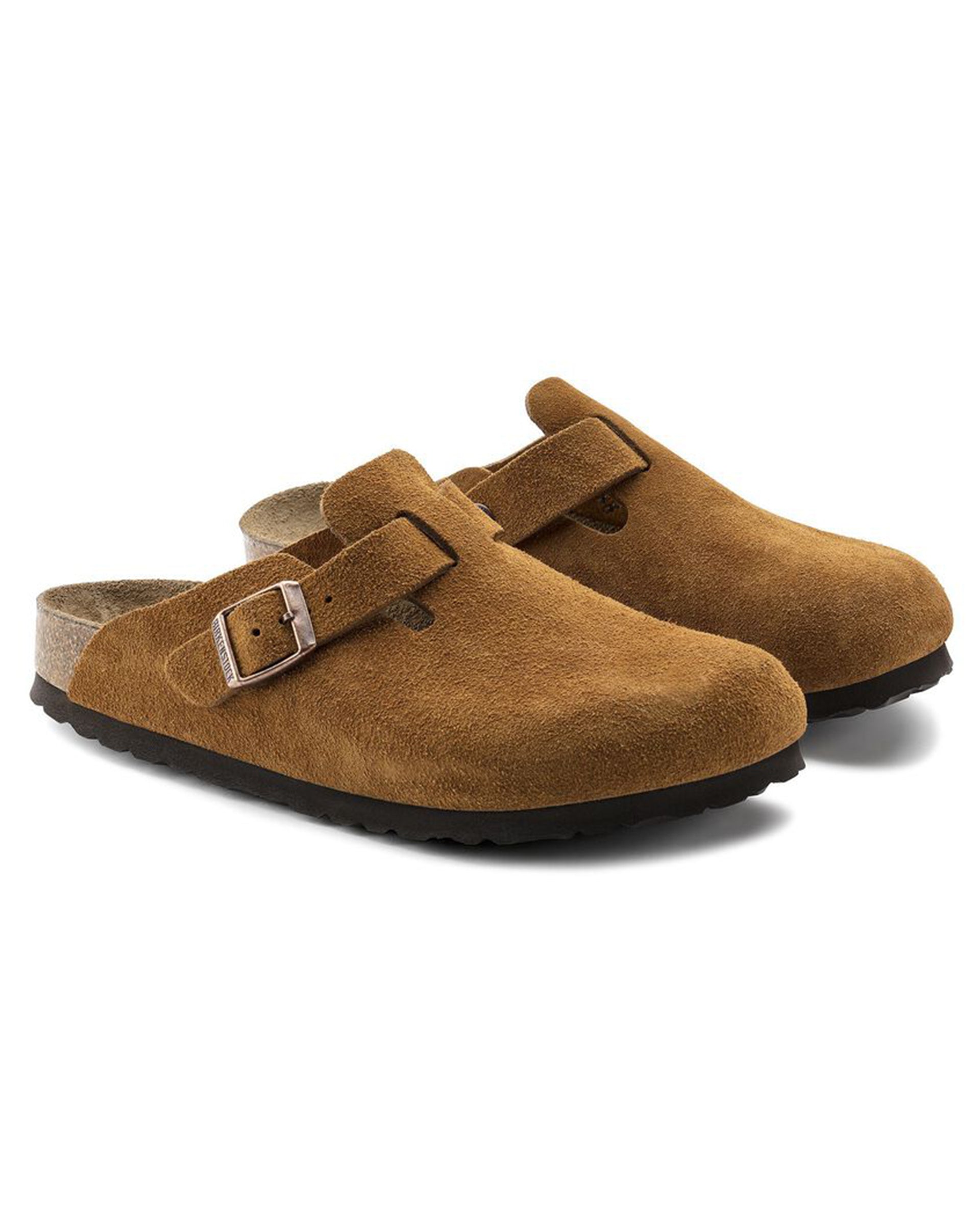 Birkenstock Boston Soft Footbed Suede Leather