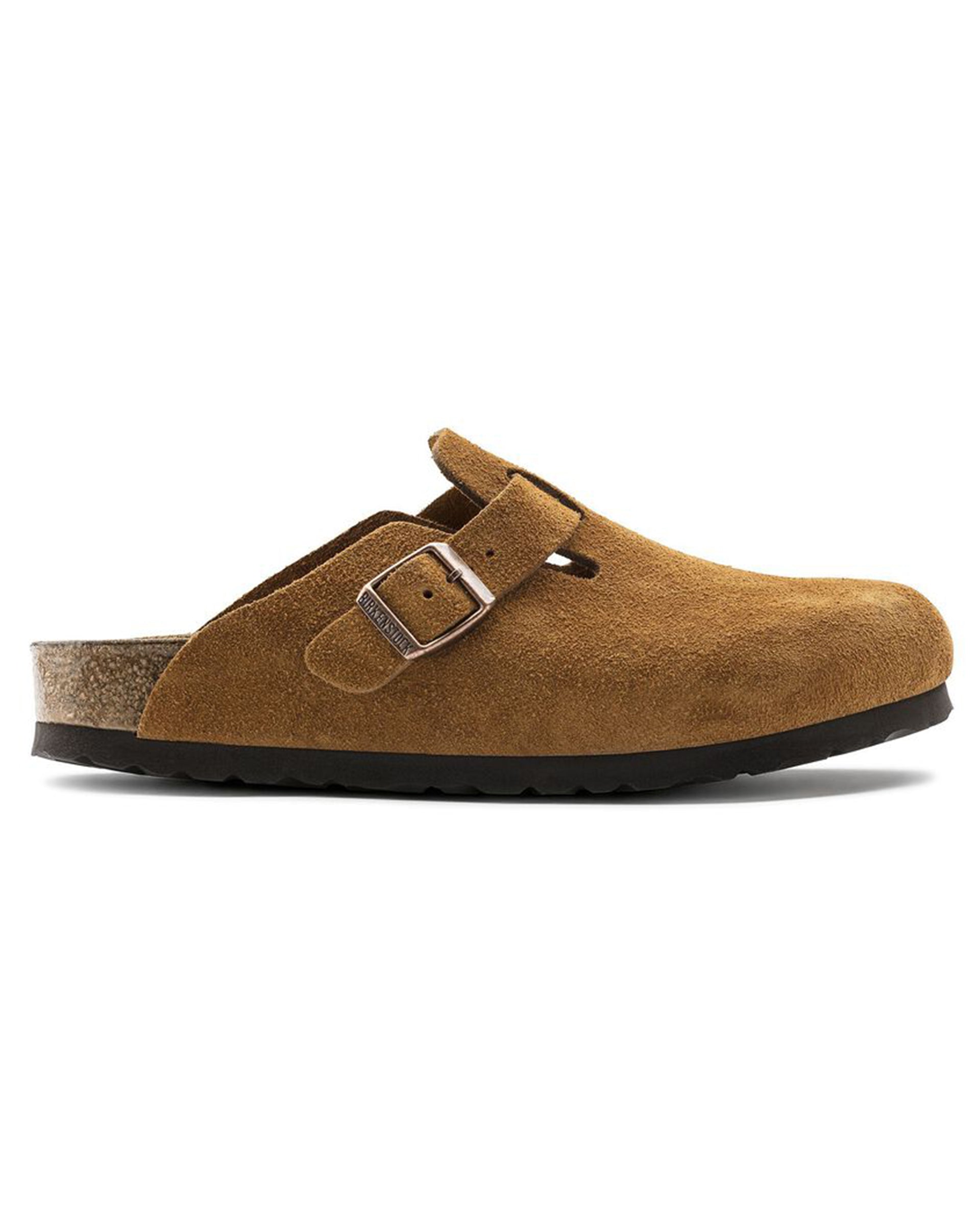 Birkenstock Boston Soft Footbed Suede Leather