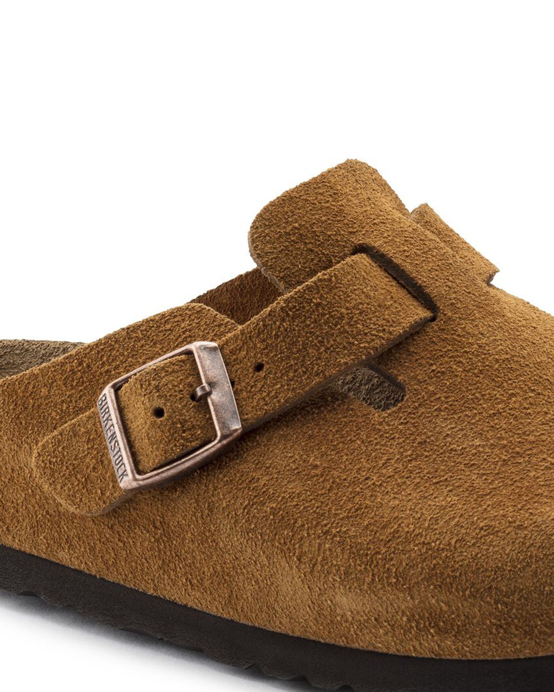 Birkenstock Boston Soft Footbed Suede Leather