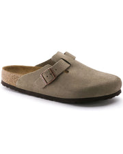 Birkenstock Boston Soft Footbed Suede Leather (Wide)