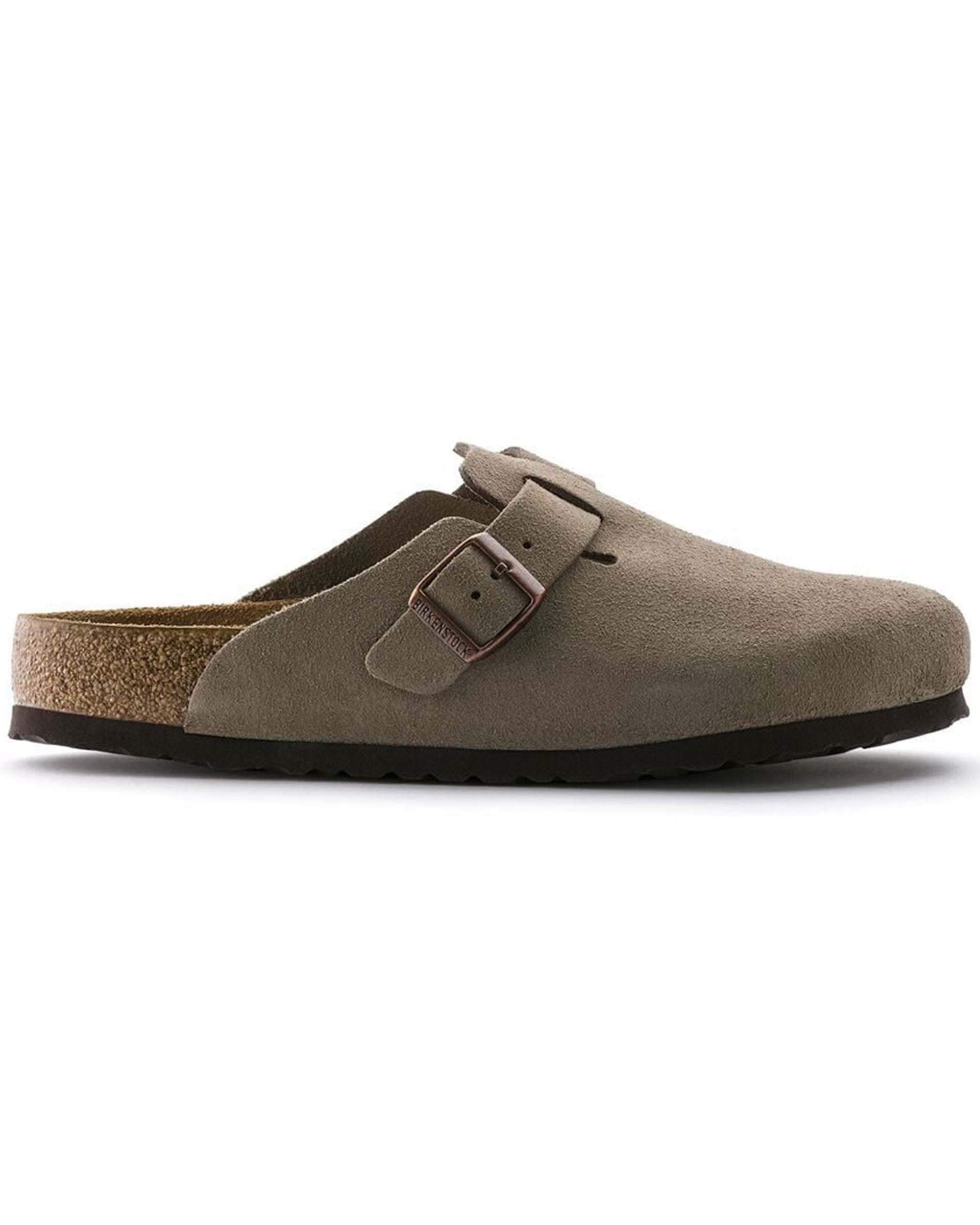 Birkenstock Boston Soft Footbed Suede Leather (Wide)