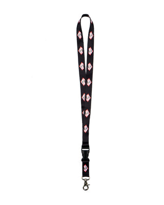 Jack's Surfboards Lanyard - Black Retro
