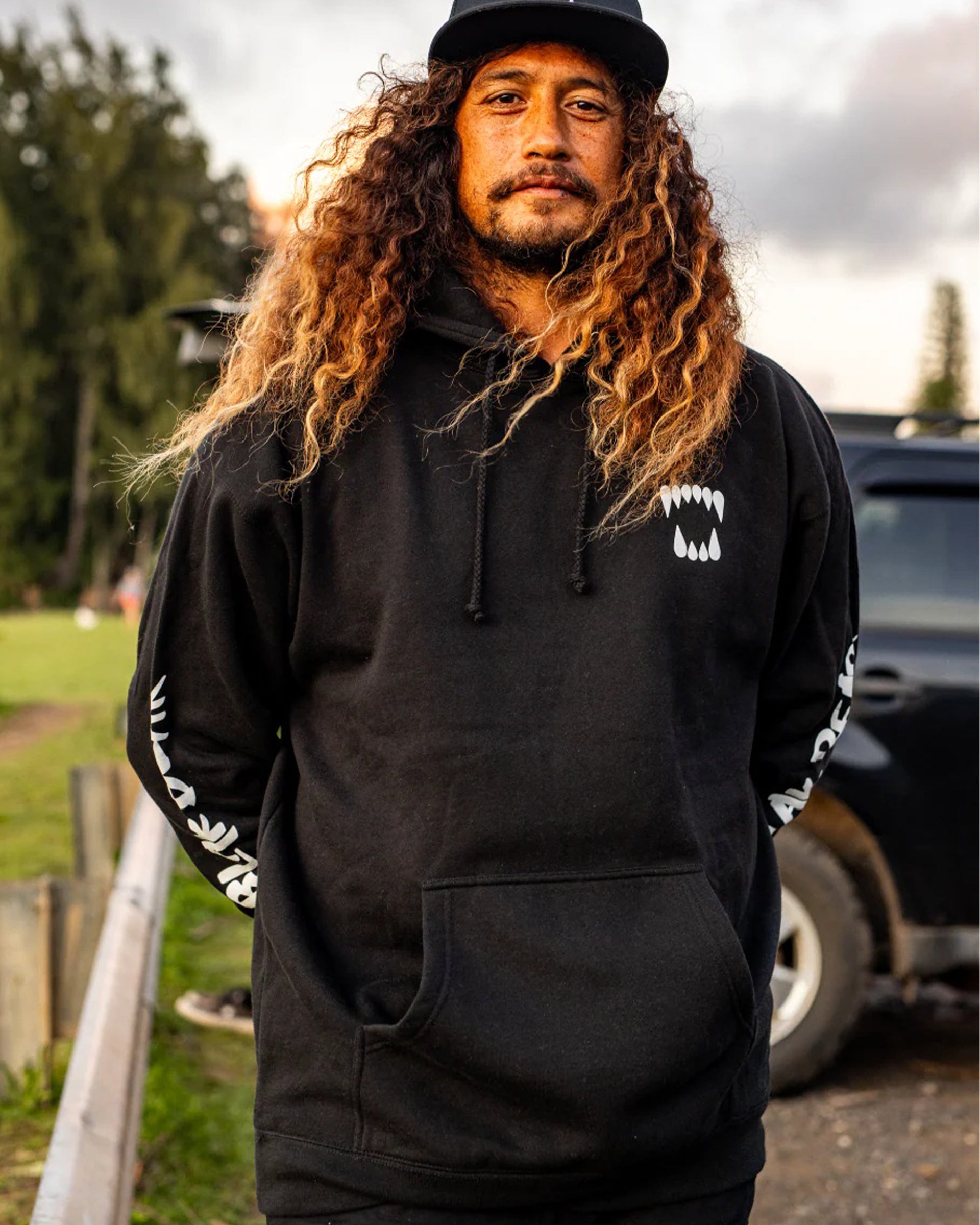 Blak Bear Surf Club The Team Pullover Hoodie - Black