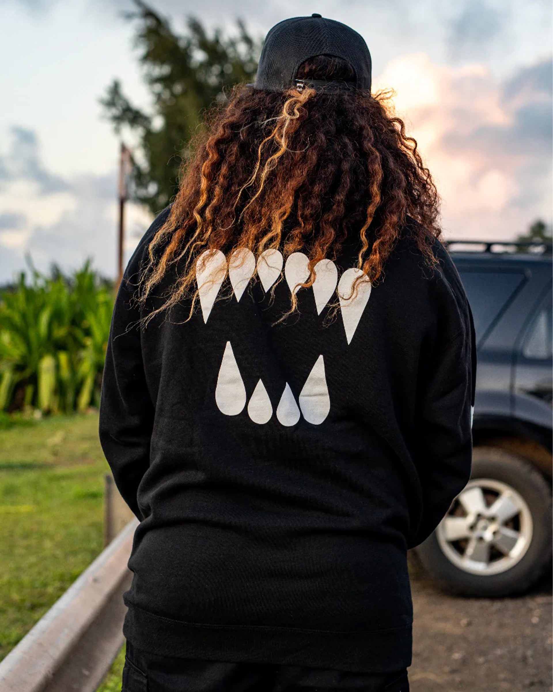 Blak Bear Surf Club The Team Pullover Hoodie - Black