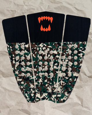 Blak Bear Surf Club The Fang Balaram Stack Pro Model Traction Pad - Jungle