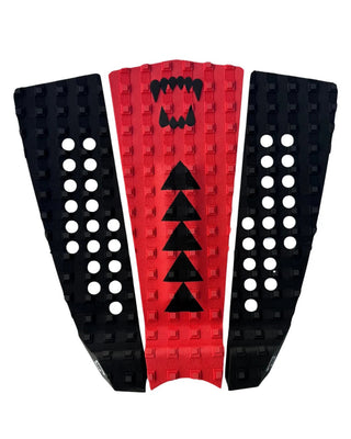 Blak Bear Surf Club The Roots Chandler Brother's Traction Pad - Red/Black