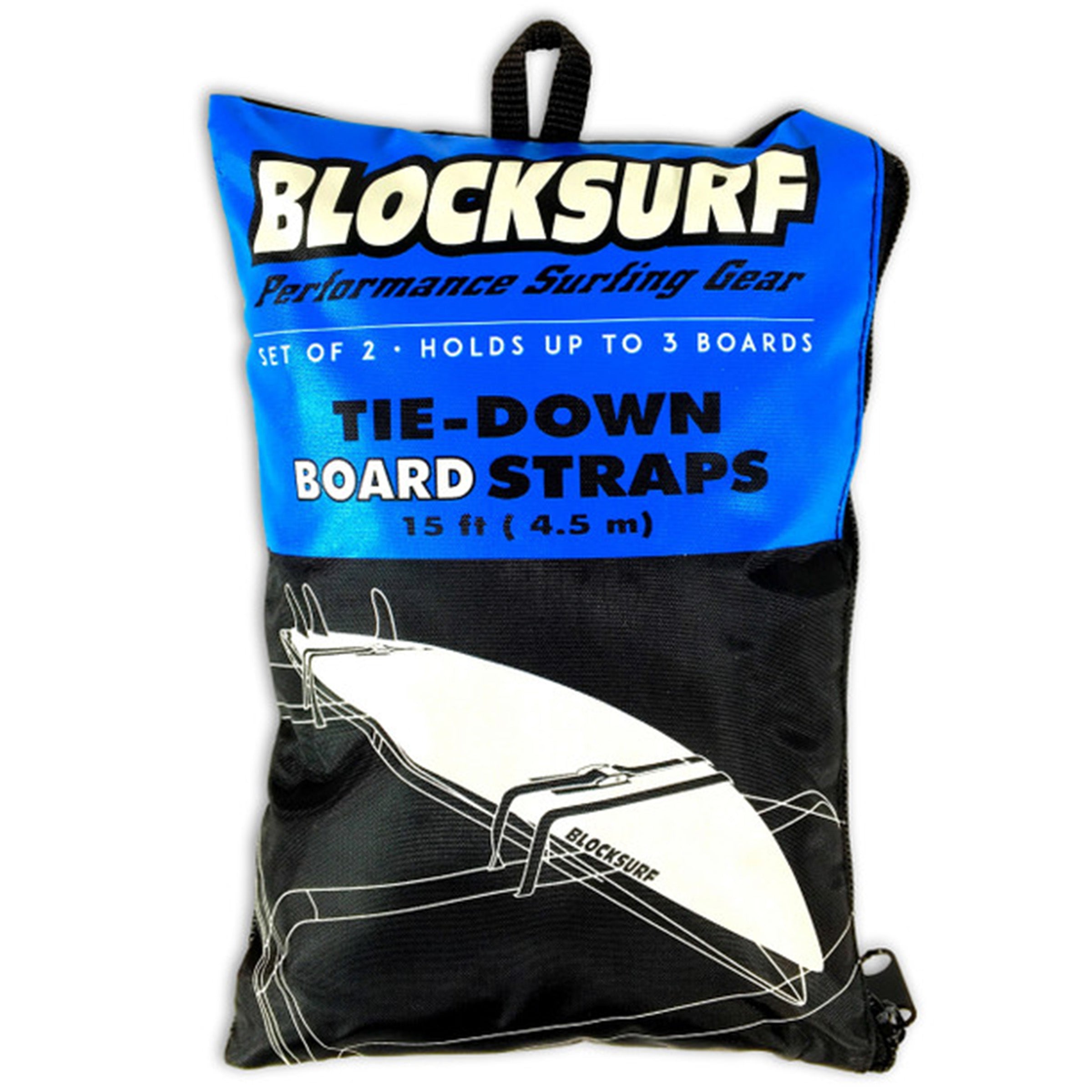 Blocksurf Tie Down 15' Surf Straps