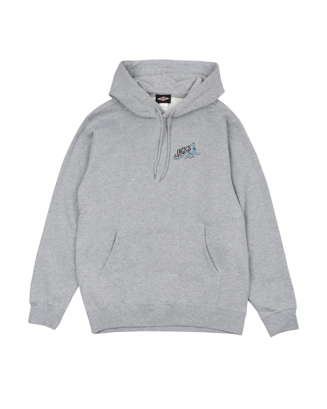 Jack's Surfboards Men's Bobber Pullover Hoodie - Heather Grey