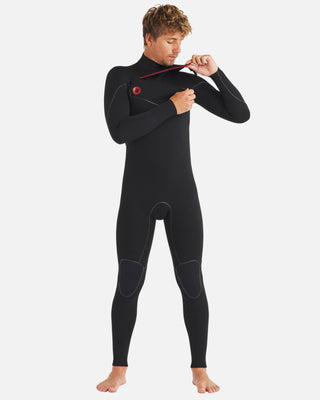 Body Glove Men's 4/3mm Red Cell Chest-Zip Fullsuit - Black