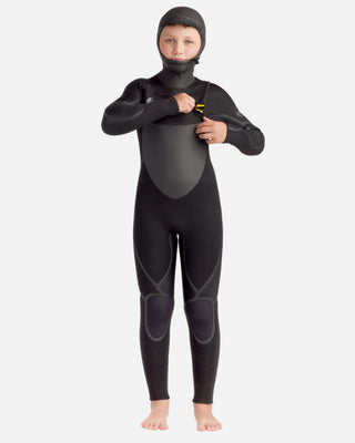 Body Glove Youth Kids Phoenix Hooded 5/4/3mm Chest Zip Fullsuit Wetsuit