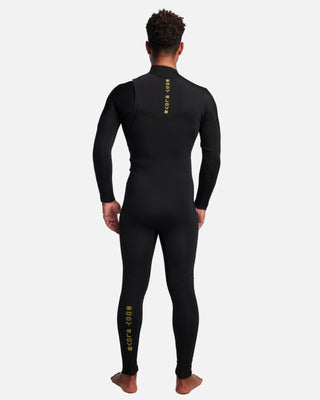 Body Glove Men's Gold Cell 4/3mm Slant Zip Fullsuit