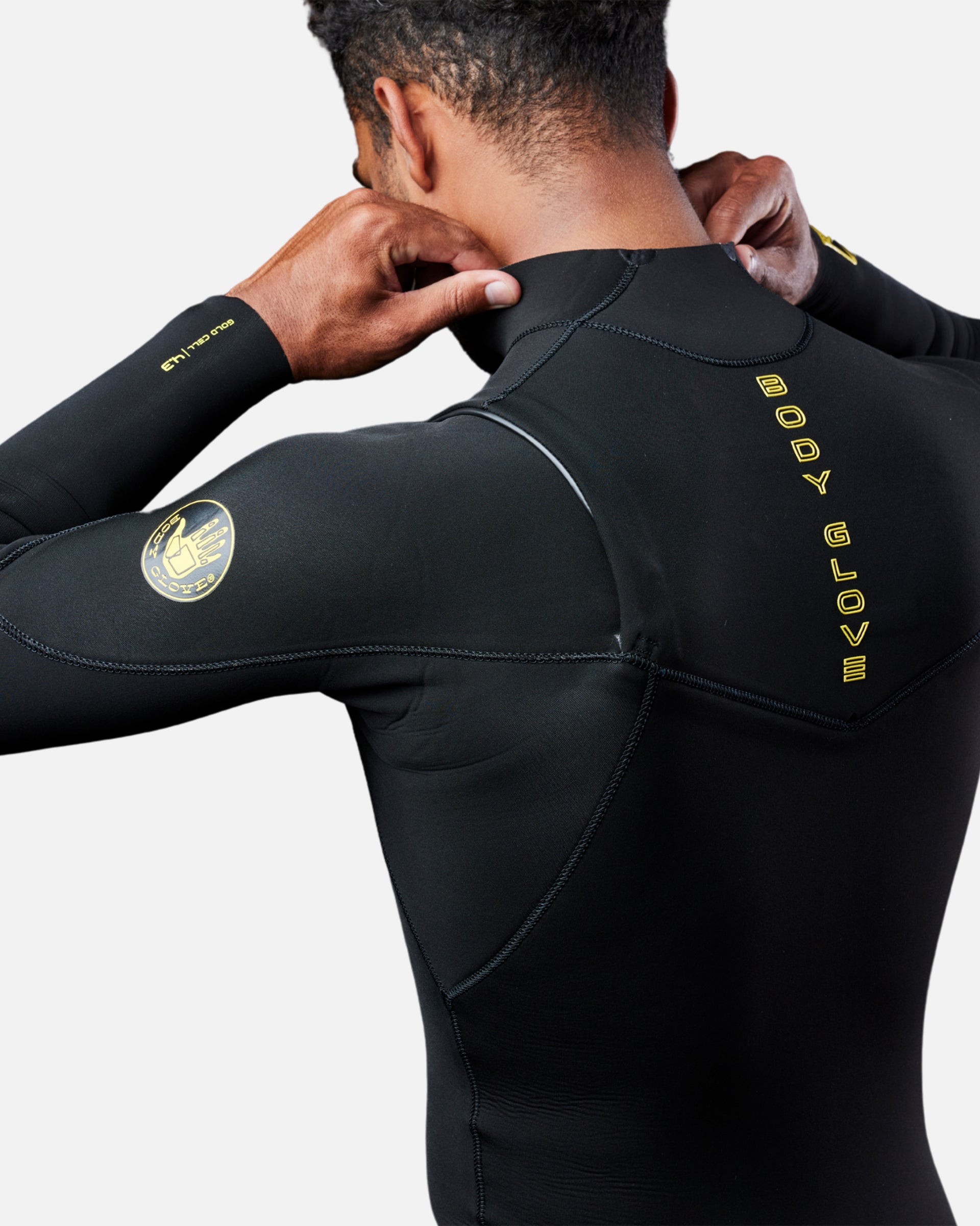 Gold Cell 4/3mm Slant Zip Fullsuit – Jack's Surfboards