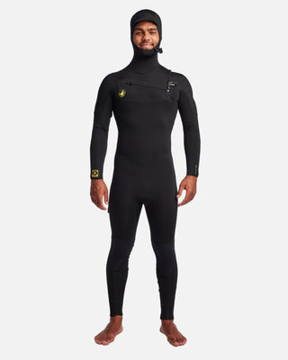 Body Glove Men's Gold Cell Hooded Chest Zip 5/4/3mm Fullsuit - Black