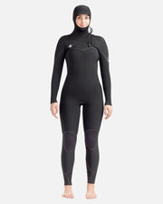 Body Glove Women's Stellar 5/4/3 Chest-Zip Hooded Fullsuit