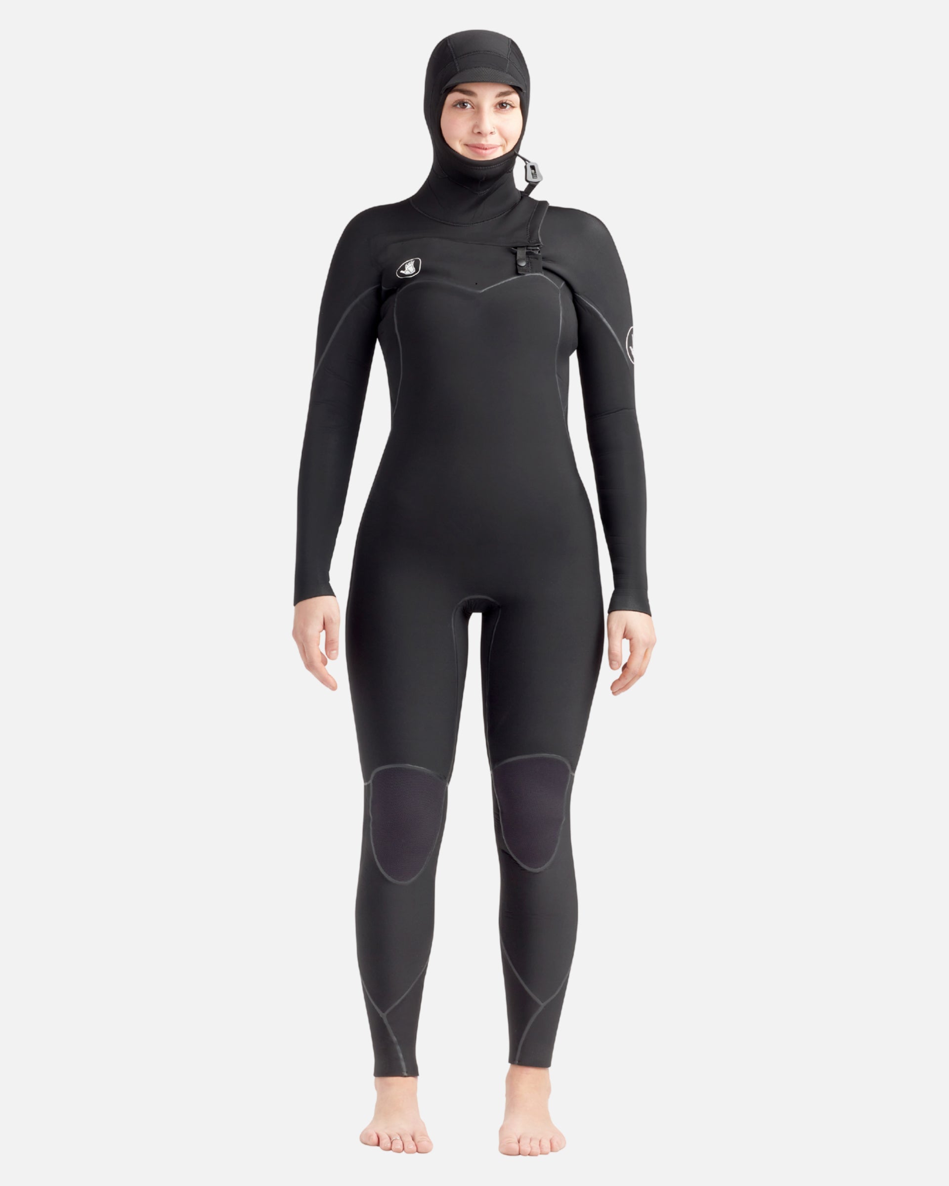 Body Glove Women's Stellar 5/4/3 Chest-Zip Hooded Fullsuit