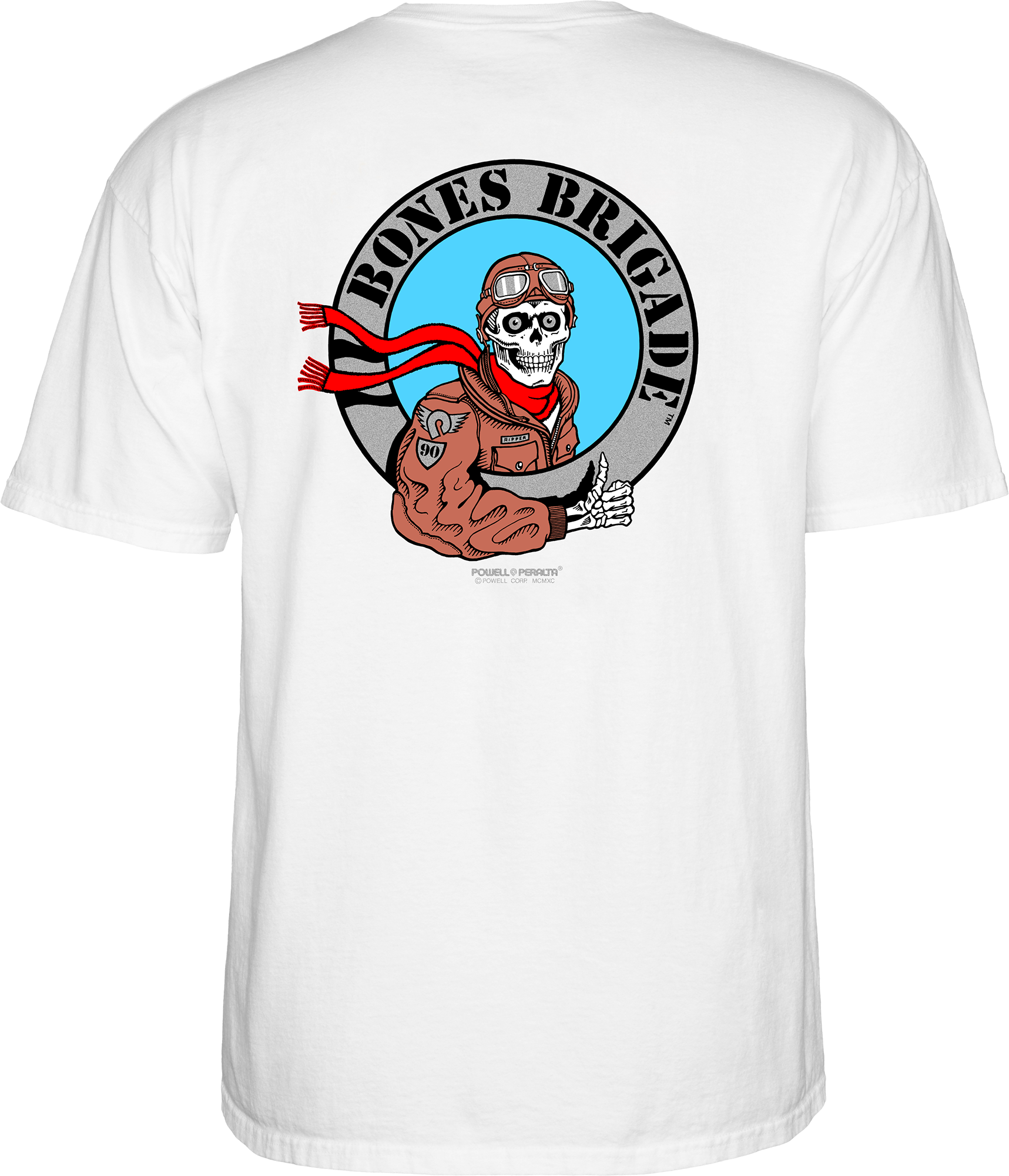Powel Peralta Bones Brigade "Pilot Ripper" Short Sleeve T-Shirt Series 17