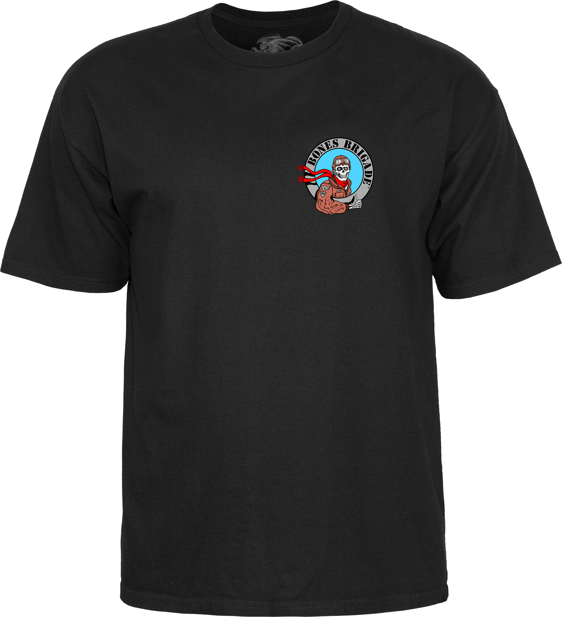 Powel Peralta Bones Brigade "Pilot Ripper" Short Sleeve T-Shirt Series 17 - Black