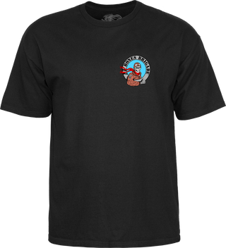 Powel Peralta Bones Brigade "Pilot Ripper" Short Sleeve T-Shirt Series 17 - Black