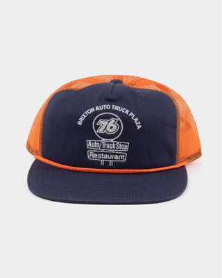Brixton 76 Truck Stop Trucker Hat - Navy/Orange
