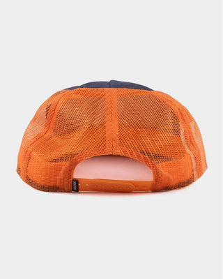 Brixton 76 Truck Stop Trucker Hat - Navy/Orange