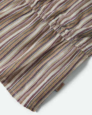 Brixton Women's The Abigail Tie Top - Worn In Red Robust Red Stripe
