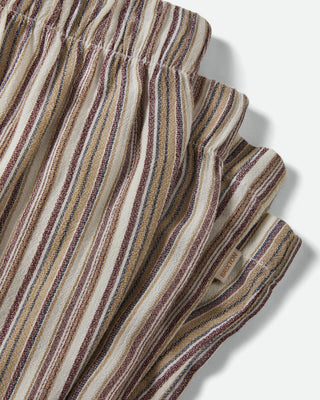 Brixton Women's The Alley Lounge Pant - Worn In Robust Red Stripe