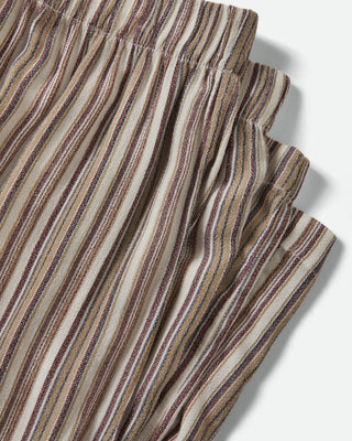 Brixton Women's The Alley Lounge Pant - Worn In Robust Red Stripe