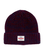 Brixton Altered Threads Beanie - Mood Indigo/Burgundy