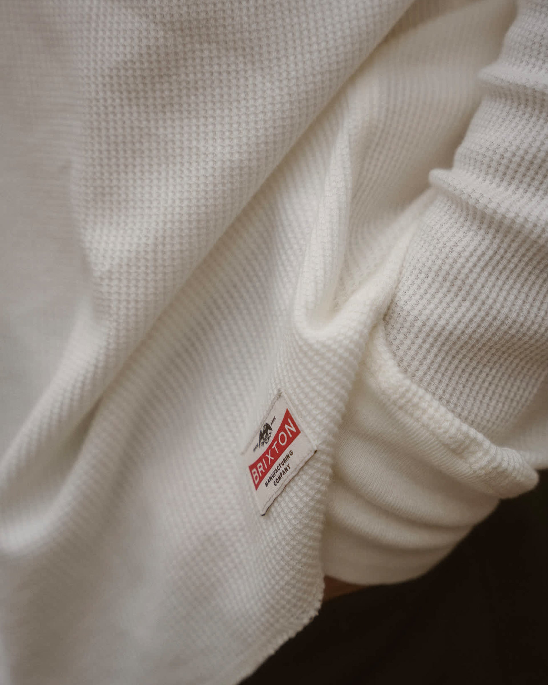 Brixton Altered Threads Long Sleeve Thermal - Off White