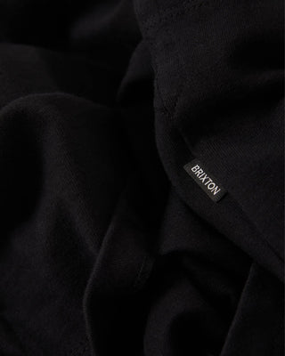Brixton Anton Short Sleeve Polo Shirt - Black