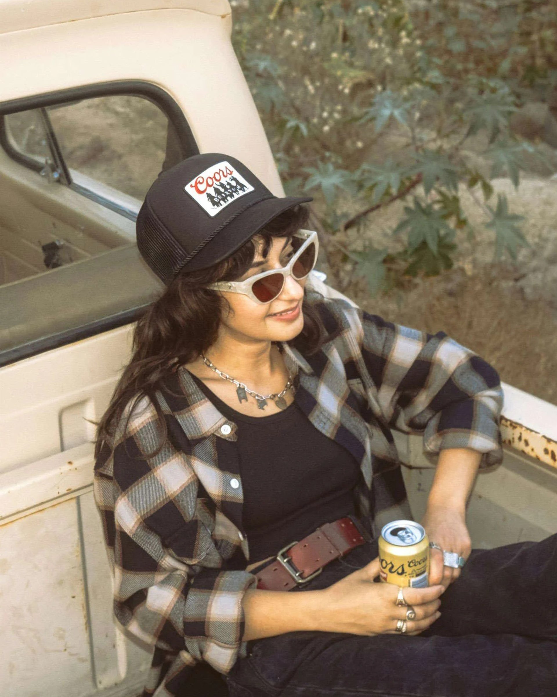 Brixton Coors Bandit Trucker Hat - Black