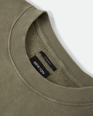 Brixton Baseline Crew Fleece - Olive Surplus Vintage Wash