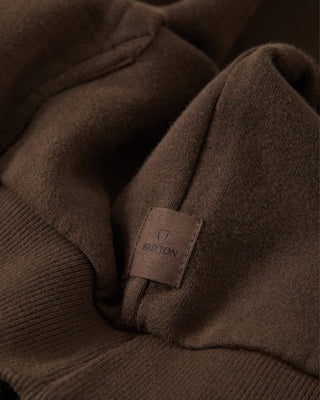 Brixton Baseline Pullover Hoodie - Walnut Brown Vintage Wash
