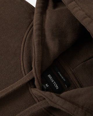 Brixton Baseline Pullover Hoodie - Walnut Brown Vintage Wash