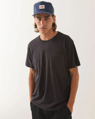 Brixton Baseline Pocket Short Sleeve T-Shirt - Black