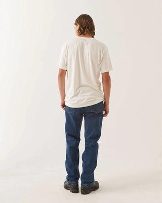 Brixton Baseline Pocket Short Sleeve T-Shirt - Off White Vintage Wash