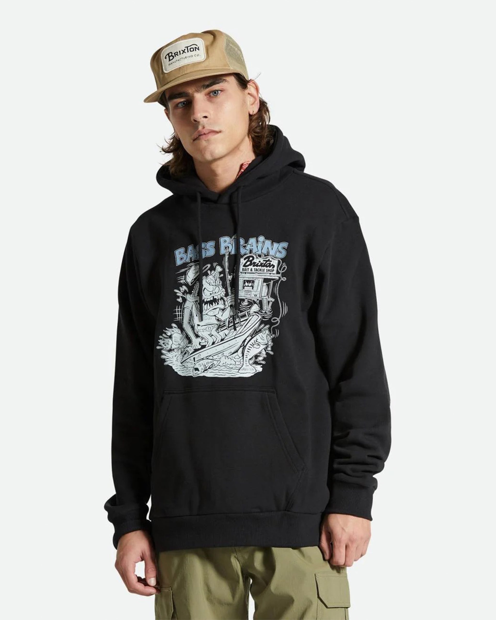 Brixton Bass Brains Monster P/O Hoodie