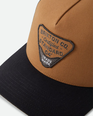 Brixton Blighton Trucker Hat - Dusted Ochre/Black